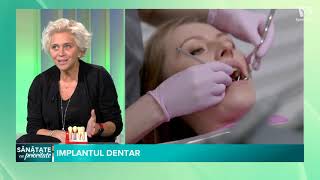 Implant sau punte dentara | Dr Anca Vereanu | Sanatate cu prioritate