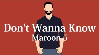 【和訳】Maroon 5 - Don't Wanna Know