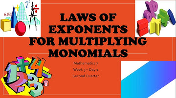Laws of Exponents in multiplying monomials