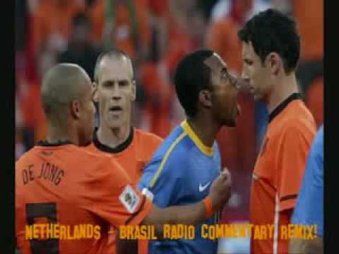 WC 2010 Netherlands - Brazil 21 [Highlights & Goals] [Dutch Commentary Remix]