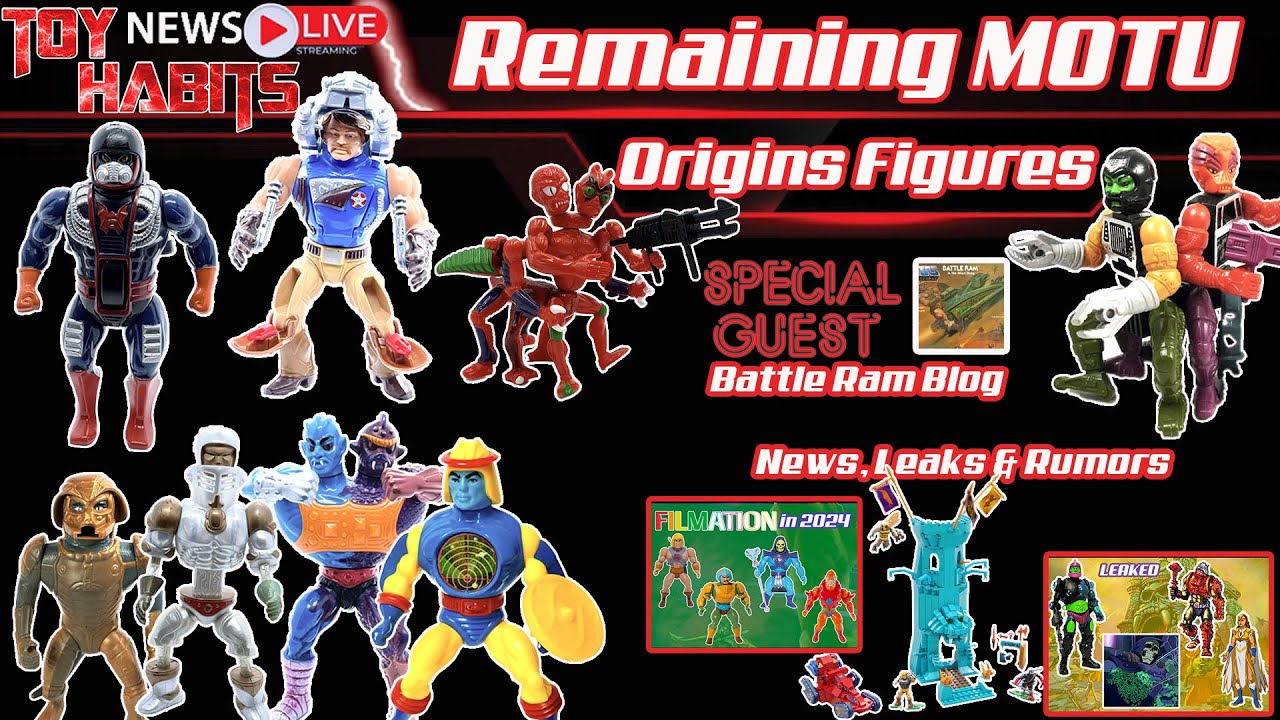 Remaining MOTU Origins Figures Left To Be Produced + 2024 Masters of