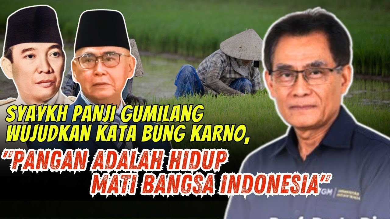 #ketahananpangan Prof Djagal Guru Besar UGM, Perangi Kebodohan dan Kelaparan