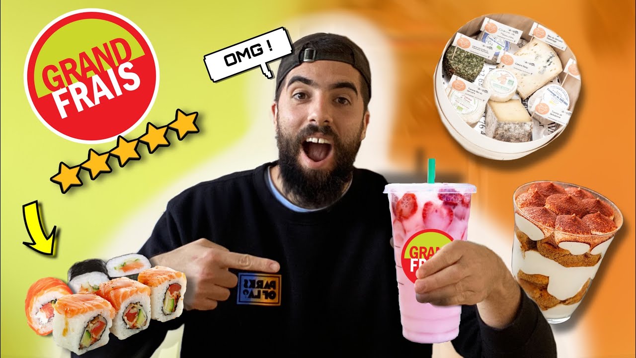 JE TESTE LES PRODUITS LES MIEUX NOTÉS GRAND FRAIS - La qualité est incroyable (C'est trop bon...)