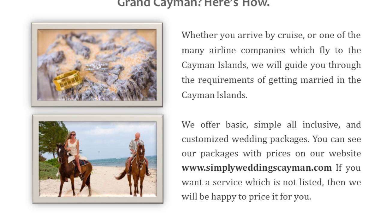 How to Organize a Simple Yet Perfectly Legal Wedding in the Cayman Islands