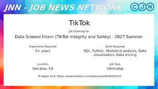 Job News Show 2 | Top 10 computer science internship jobs India | 2026-09-08 screenshot 5