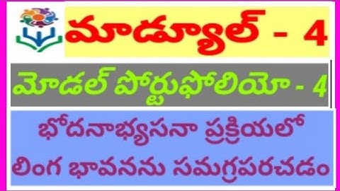 Module 4: Modal Portfolio activity | Integrating gender in the Teaching Learning process | NISHTHA