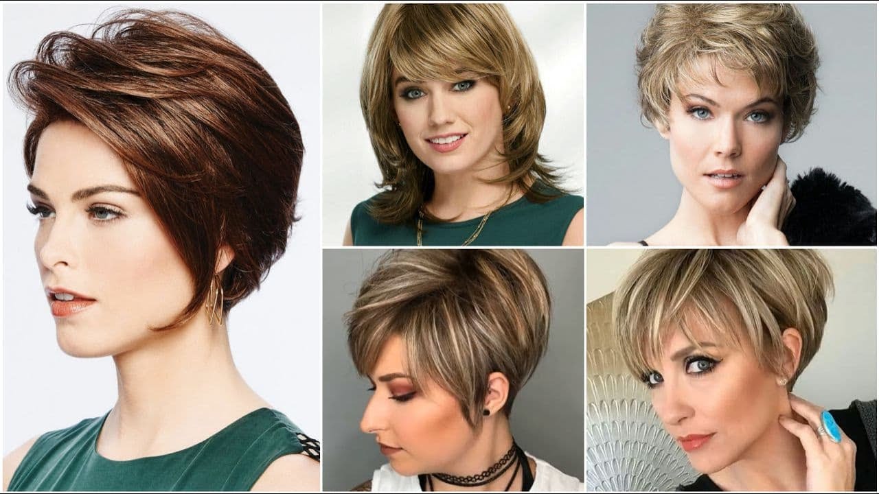 LINDO CORTE CABELO PARA MULHER 30+40+70+ ANOS - CORTES DE CABELO PIXIE  INVERNO - MODA MODA 