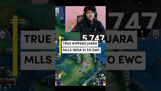 True ripper jadi juara MLLS S1 #mobilelegends #MPLindia #ewc