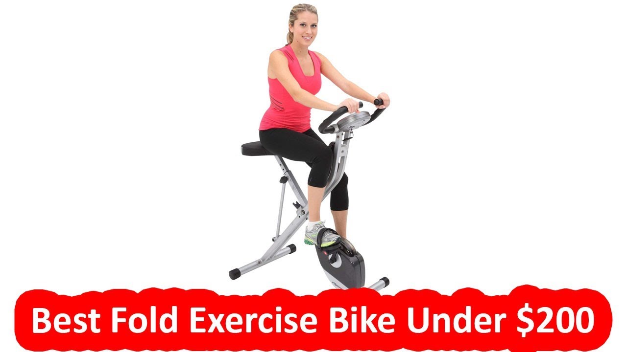 Best Fold Exercise Bike Under 200 Exerpeutic 1200 Folding Upright