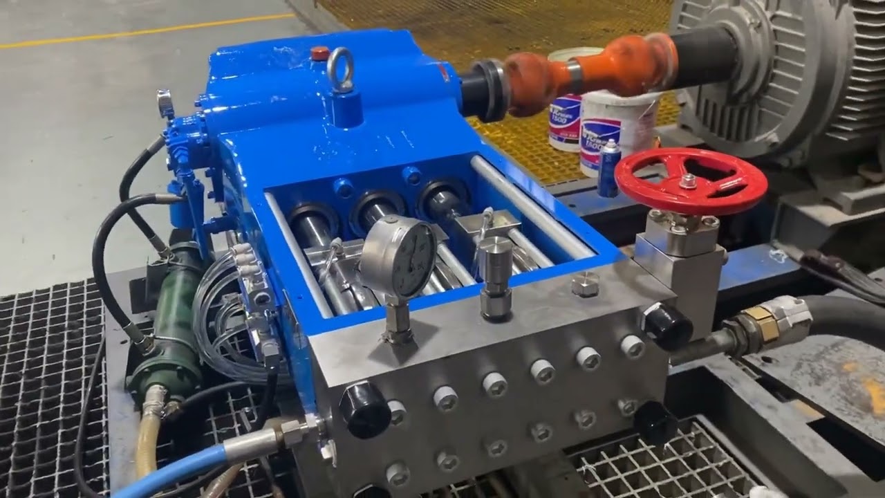 500bar high pressure plunger water pump 60l/min-85l/min water flow