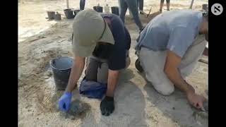 A 1,500-year-old mosaic floor with inscription was uncovered in the Israeli city of Ashdod