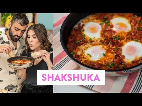 Como fazer Shakshuka - ovos com molho de tomate | O Chef e a Chata