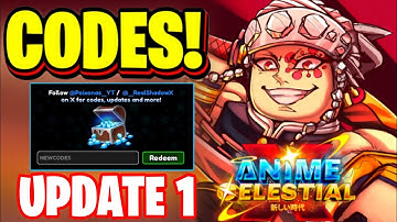 *NEW* ALL WORKING UPDATE 1 CODES FOR ANIME CELESTIAL X! ROBLOX ANIME CELESTIAL X CODES