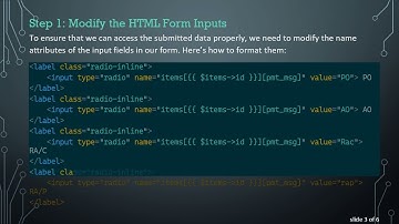 How to Update Multiple Database Entries using Laravel from an HTML Form