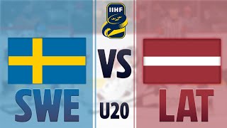 ZVIEDRIJA VS LATVIJA | U20 PASAULES HOKEJA ČEMPIONĀTA LATVIJAS IZLASES SIMULĀCIJAS