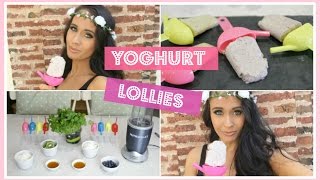 ♡ How To Make Healthy Yoghurt Ice Lollies ♡