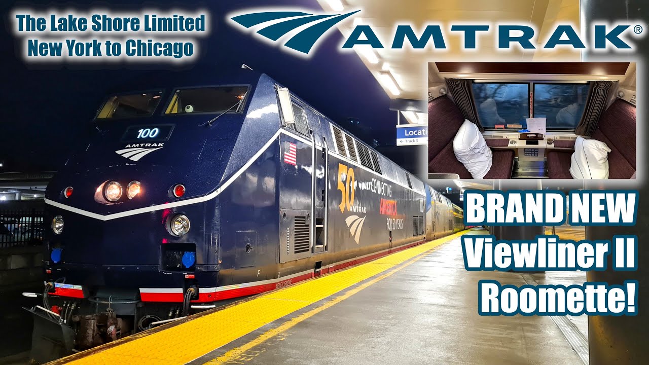 Amtrak Brand New Viewliner Ii Roomette From New York To Chicago!