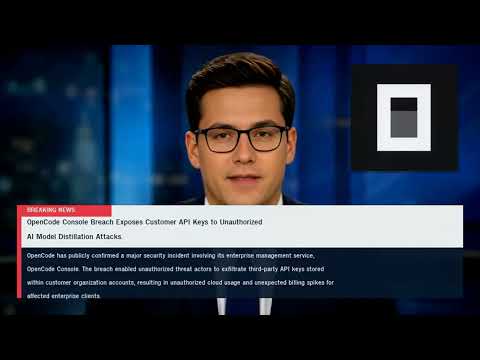 OpenCode Console Breach Exposes Customer API Keys to Unauthorized AI Model Distillation Attacks.