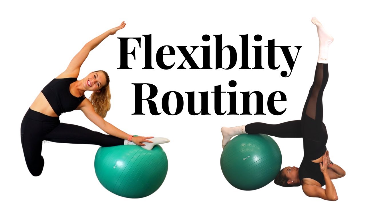 Swiss Ball Mobility Workout  yoga ball flexibility routine 