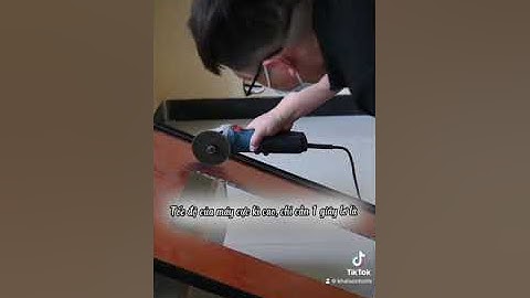 Cảnh bao nguy hiểm khi sử dụng máy mài góc