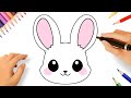 HOW TO DRAW A CUTE RABBIT EASY ????????