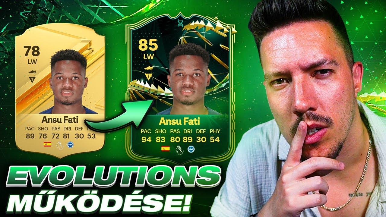 HOGYAN MŰKÖDNEK AZ EVOLÚCIÓK? 🔥⚽️ EAFC 24