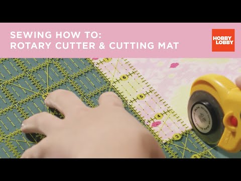Sewing How To: Rotary Cutter & Cutting Mat | Hobby Lobby