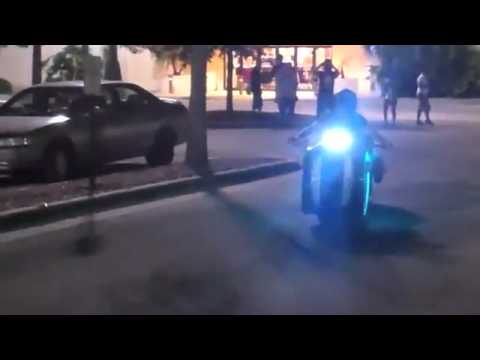 Electric Tron Lightcycle Parker Brothers Choppers [SimplyAbuDhabi.com].mp4