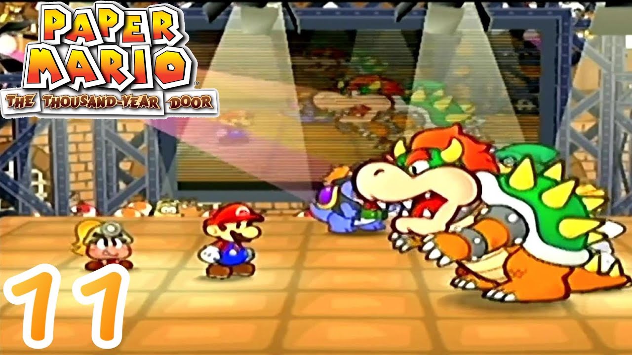 Paper Mario Thousand Year Door 3D Diorama Cube Glitz Pit 