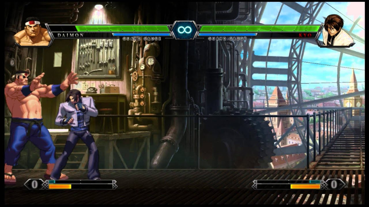 KOF XIII - EX Kyo: Safe jump R.E.D. Kick OS