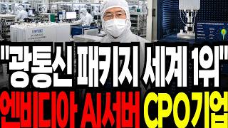 광통신 패키지 기술 세계1위 AI 데이터센터 핵심 부품 한국기업