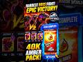 40K Amber Pack Opened!I Beat The HARDEST Boss & Won 40K Amber Pack | BOSS HARDEST FIGHT |