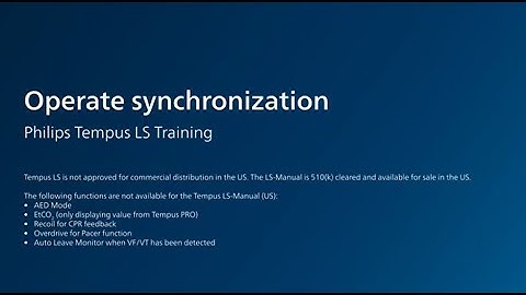 Tempus LS Operate Synchronization