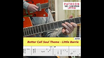 BETTER CALL SAUL THEME - LITTLE BARRIE