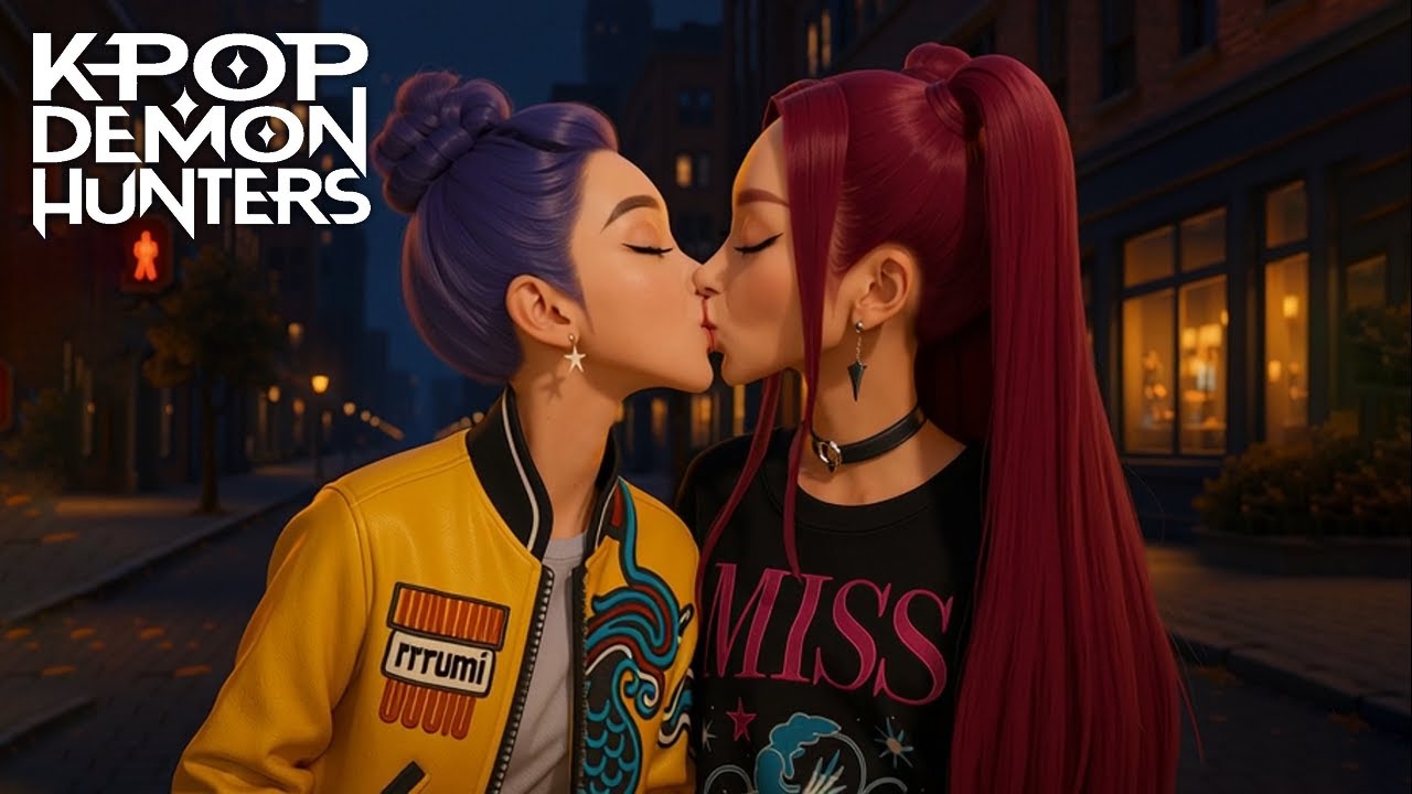 Rumi X Mira 😘 They Just Cant Stop Kissing Kpop Demon Hunters Youtube 