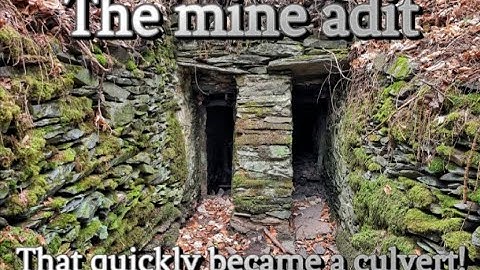 the mine adit that quickly became a culvert #hiddengems