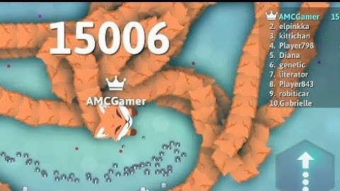 Snake.io NOOB VS PRO VS HACKER  15000 scores World record top 1