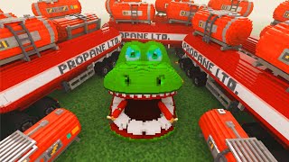 Truck Propane VS Crocodile Teeth ( TEARDOWN )