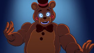 TOY FREDDY TRIES TO KILL MICHEAL WHILE HE WAS EXPLORING THE OLD PIZZERIA BEFORE IT WAS CLOSED DOWN.