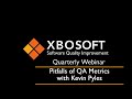 Pitfalls Of QA Metrics and How to Overcome them with Kevin Pyles - XBOSoft Webinar