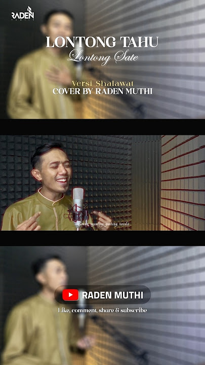 New release - Lontong Tahu Lontong Sate (Shalawat Version) Cover By Raden Muthi #cover #sholawat