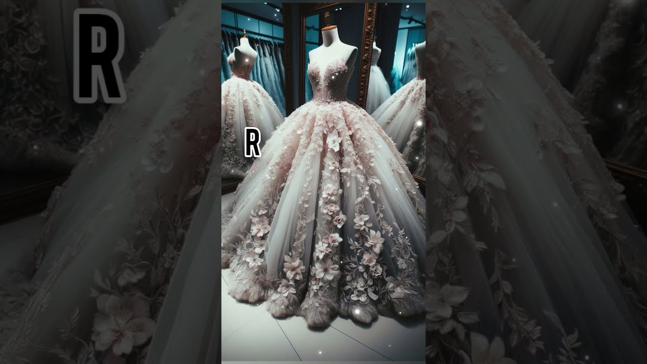 Choose Your Name First Letter And See Beautiful Gown Viralvideo