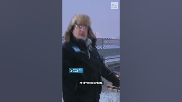 Jim Cantore's Reaction To Thundersnow In Kansas City