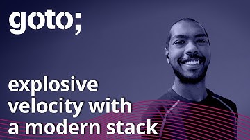 Explosive Velocity with a Modern Stack • Tejas Kumar • GOTO 2021