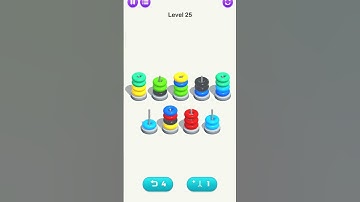 colour hoop stack level25 #shortvideos #viralgeet55 #gaming #tiktok #a4 #shorts #viralgeet555