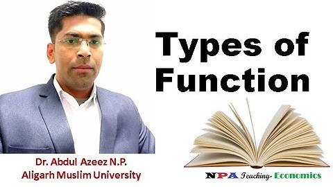 Types of Function 3 Part-2 /NPA Teaching/ Dr. Abdul Azeez N.P.