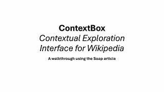 ContextBox demo