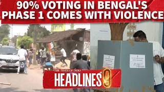 Violent Clashes Mar Bengal Phase 1 Voting As Tamil Stars Contribute To 82% Turnout | Watch