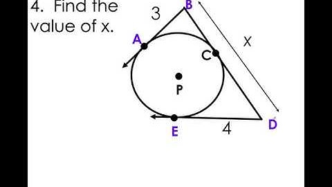 Intersection of Circle and Tangent Segments