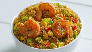 Quinoa Shrimp Bowl Recipe | Quinoa Recipe Ideas